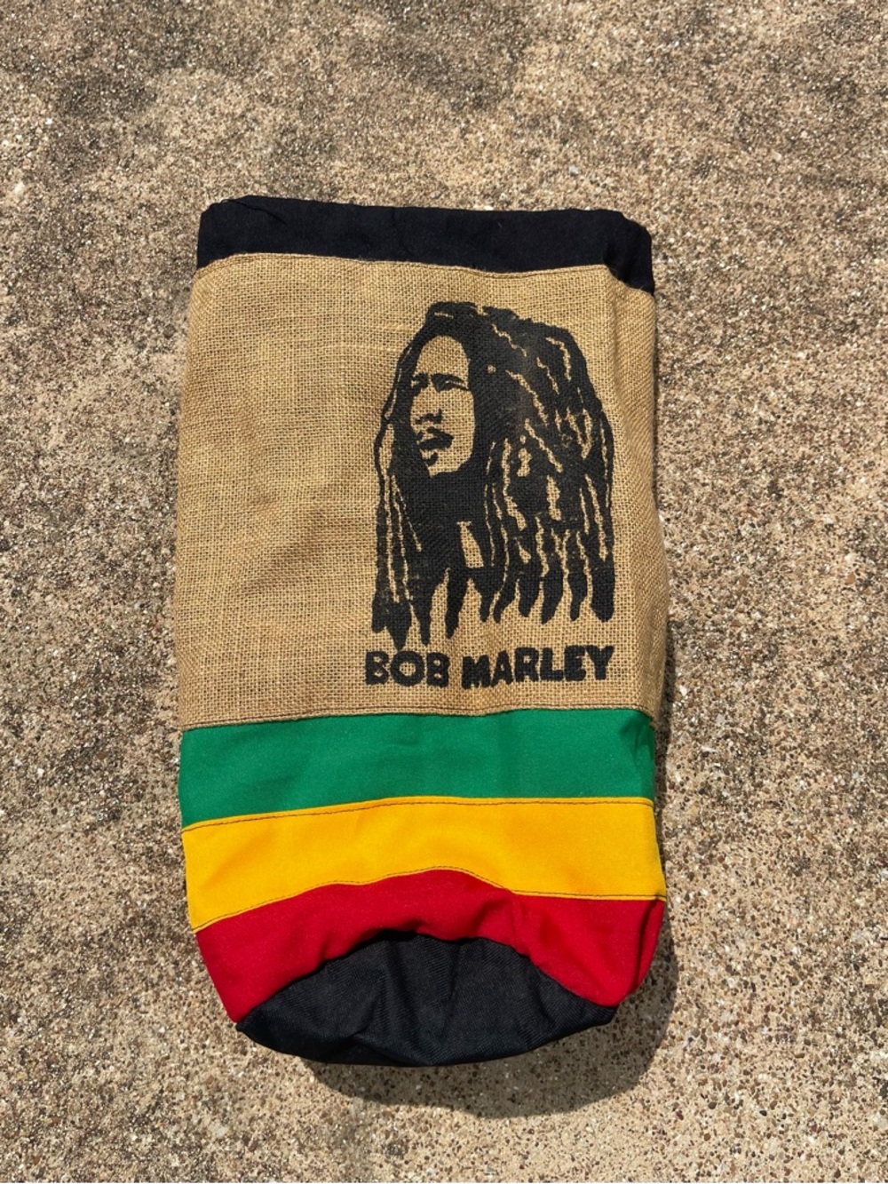 Bob Marley Rasta Canvas Roll-Top Men’s Bag